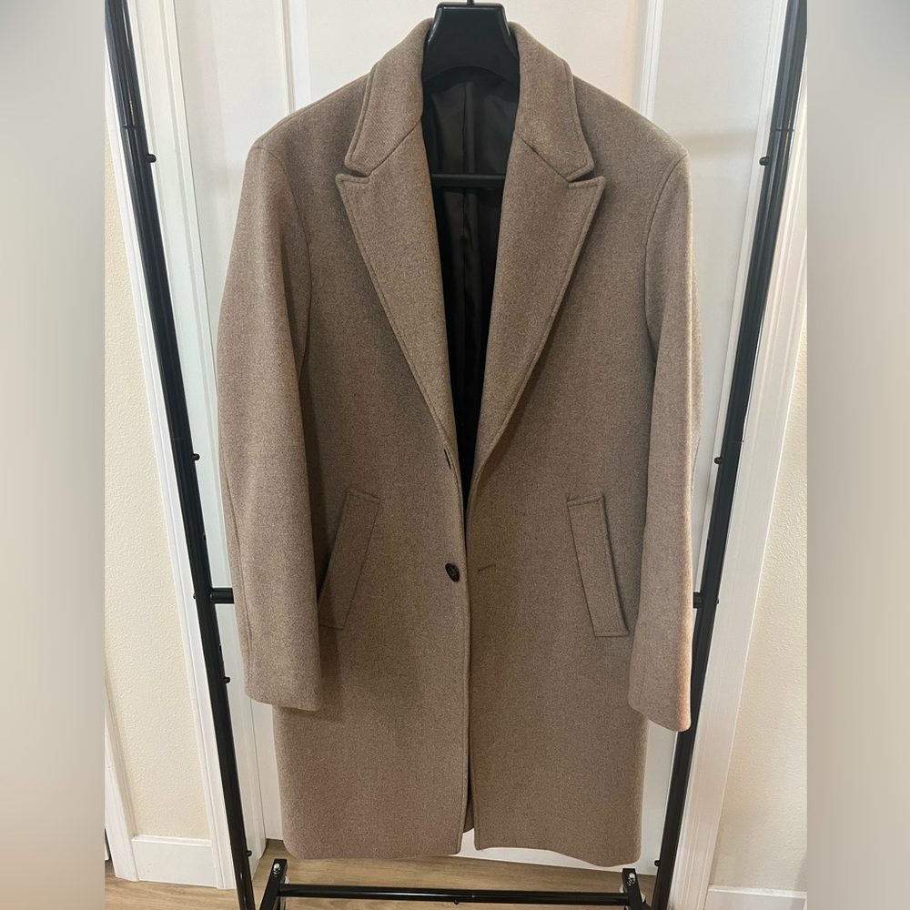 Zara Taupe Top Coat in size Medium